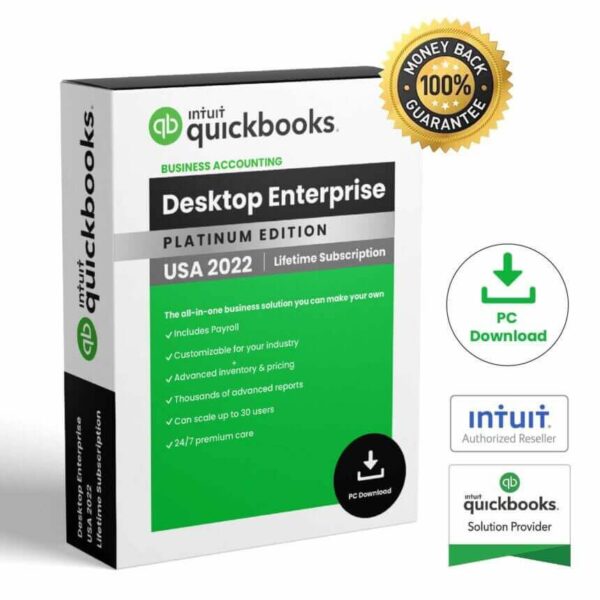 QuickBooks Desktop Enterprise Silver 2022 Lifetime License