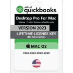 QuickBooks Mac Desktop 2023 Lifetime License