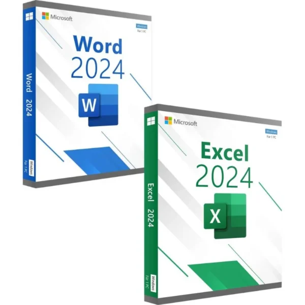 Microsoft Excel + Word 2024 – Lifetime License for Windows